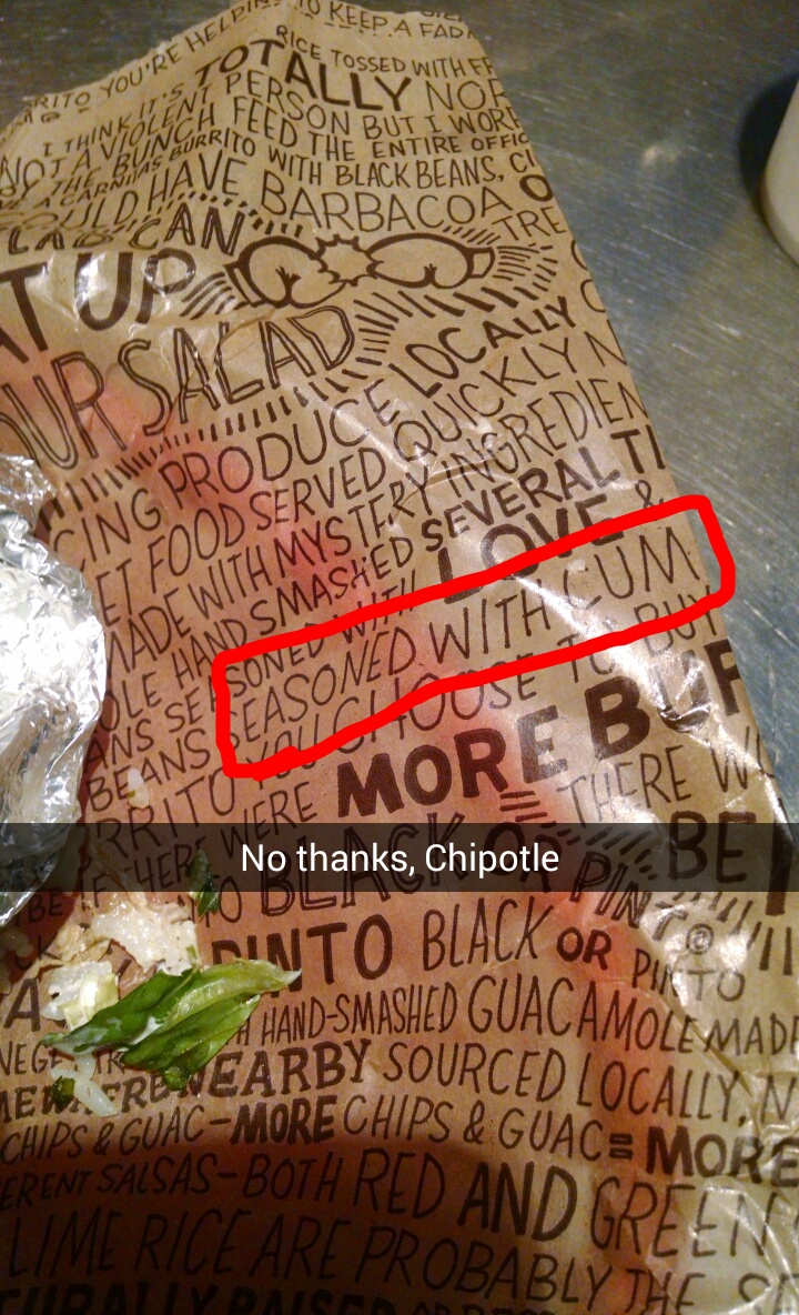 No thanks, Chipotle...