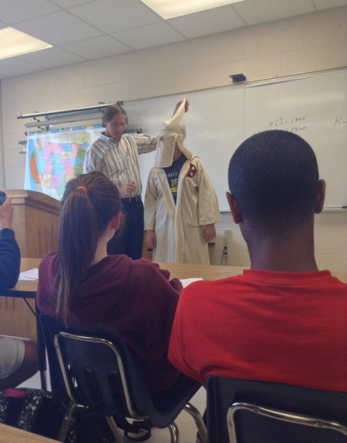 So son how was show and tell? The teacher didn't like your white ninja costume Dad.