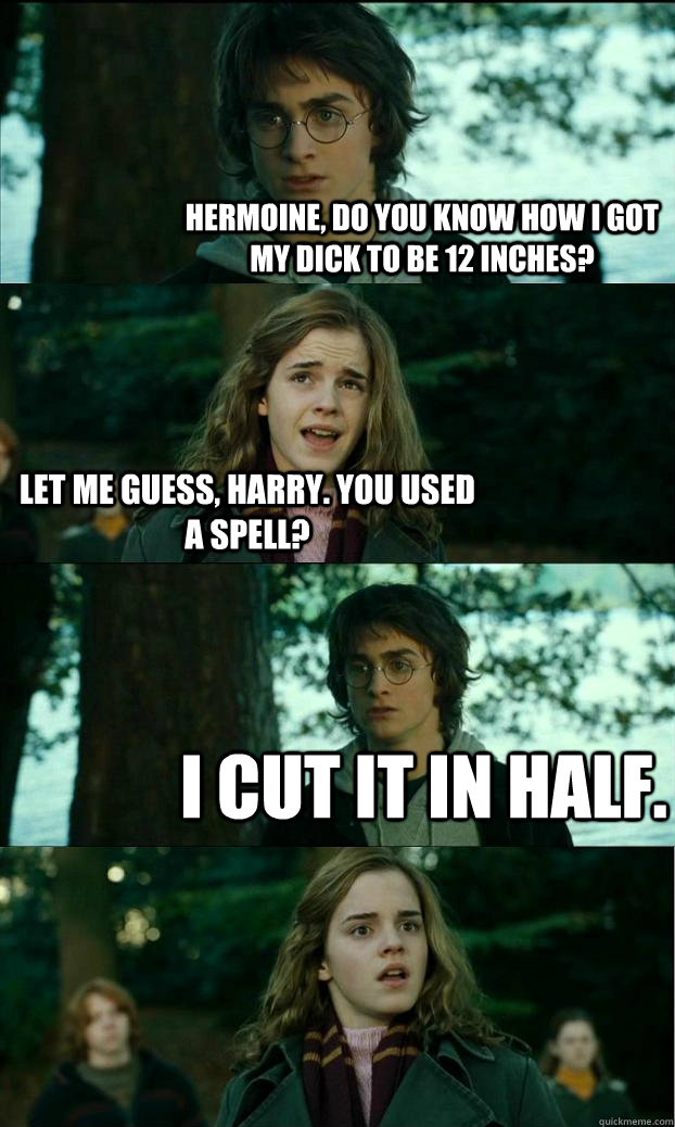 Well-endowed Harry Potter