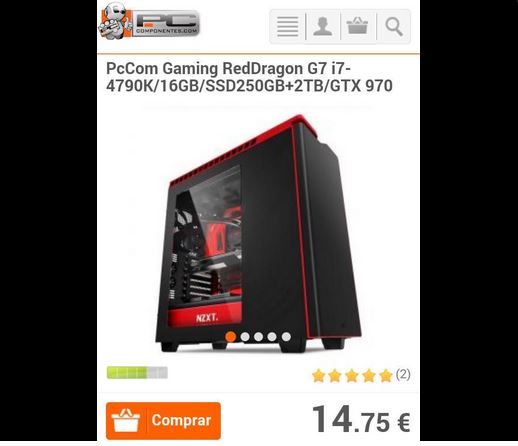 So, guess who will be fired tomorrow? Huuuge mistake on a spanish gaming store. PCMASTERRACE SALES