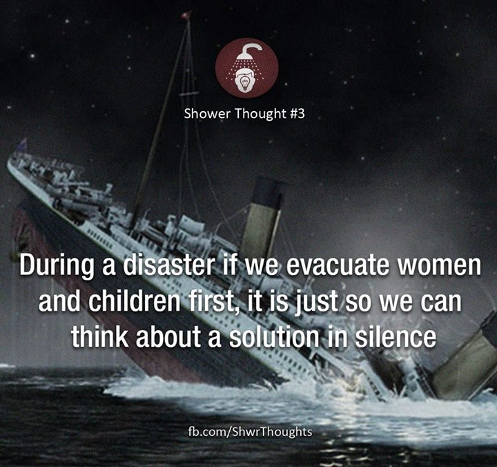 Why are women and children allowed to evacuate early?