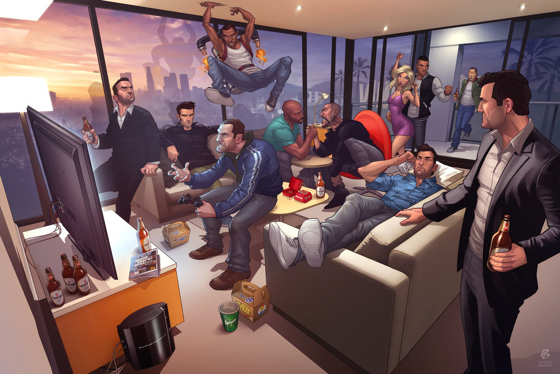All Grand Theft Auto legends in one picture