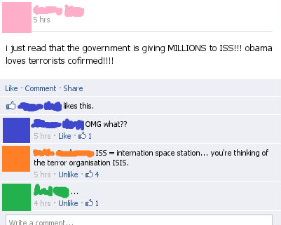 ISS vs ISIS