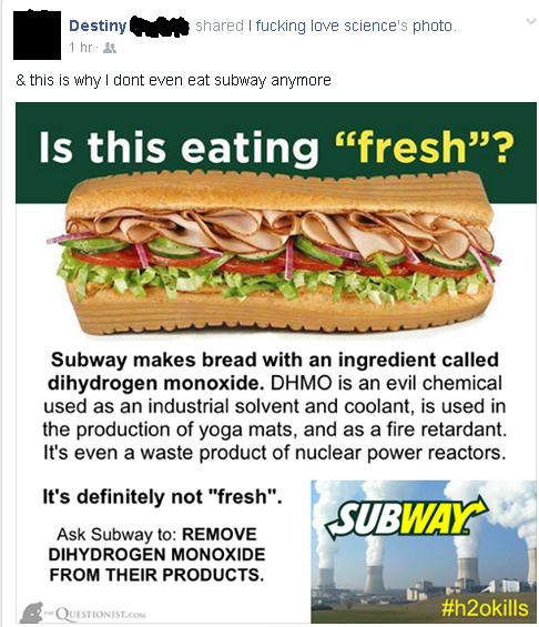 Dihydrogen Monoxide strikes again.