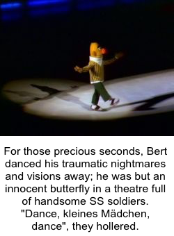 Bert performs for the Schutzstaffel