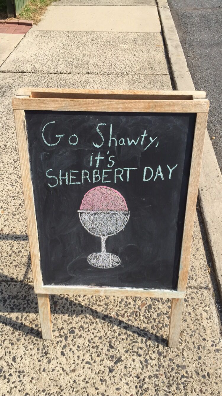 Found this at a local ice cream shop.