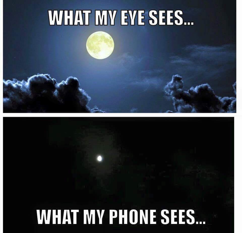 The reality of a smartphone camera