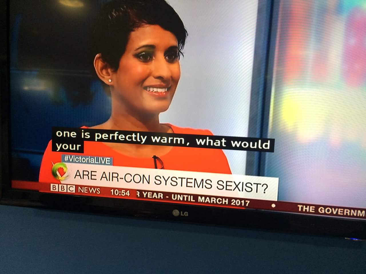 The BBC asking the hard hitting questions