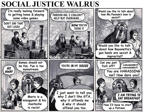 Tune in on the next "The Social Justice Walrus" episode