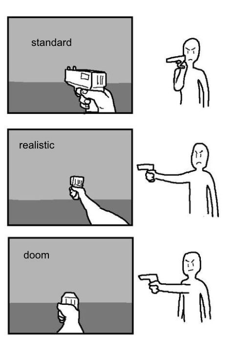 Realism in shooters