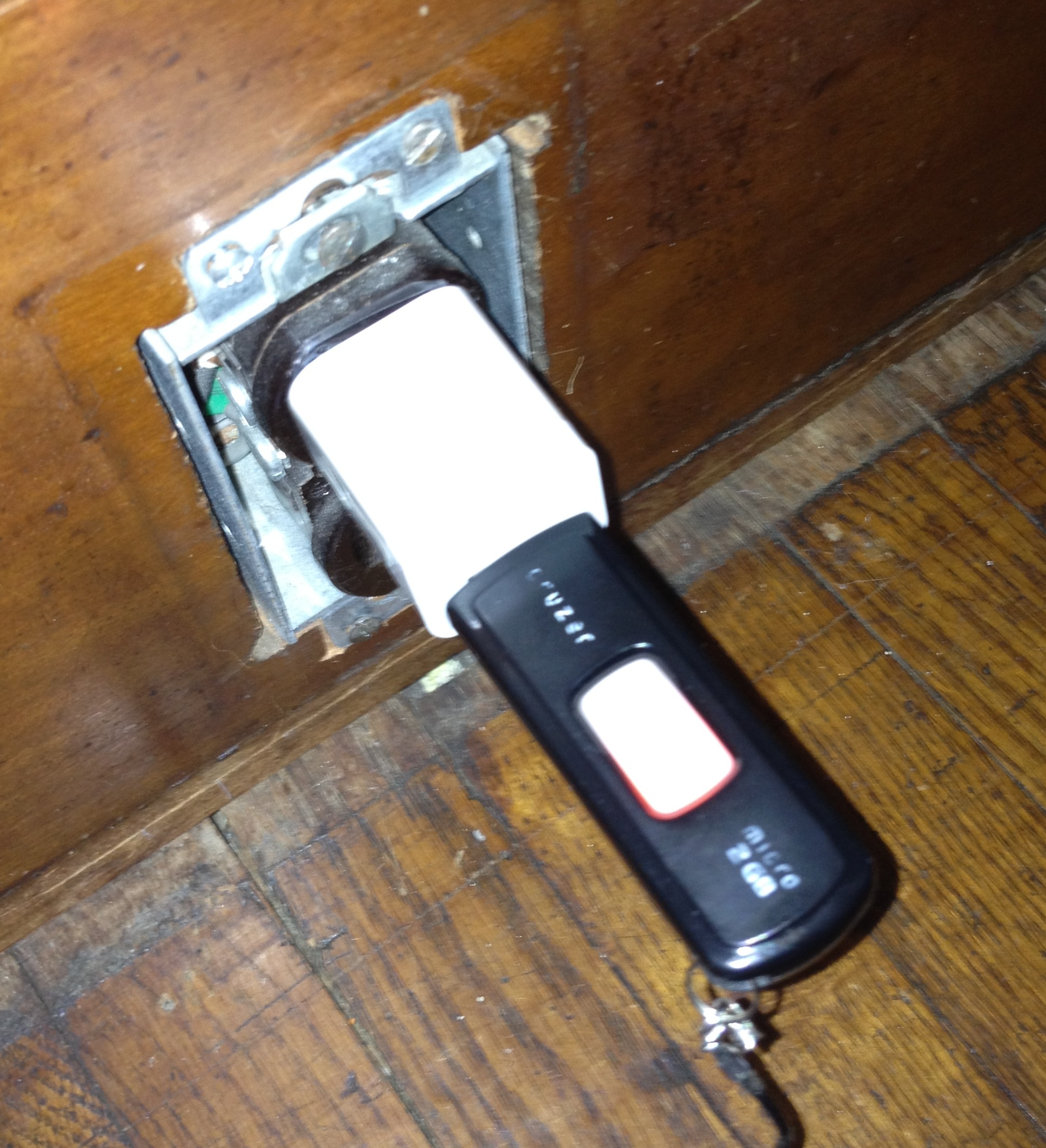 Just charging my flash drive.
