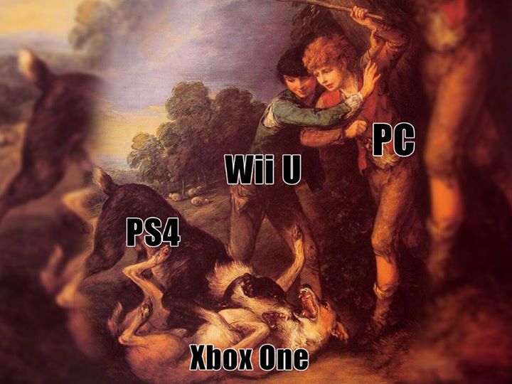 WiiU be like "Let them fight..."