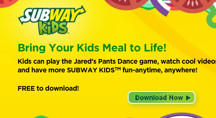Still live on Subway's website as of right now