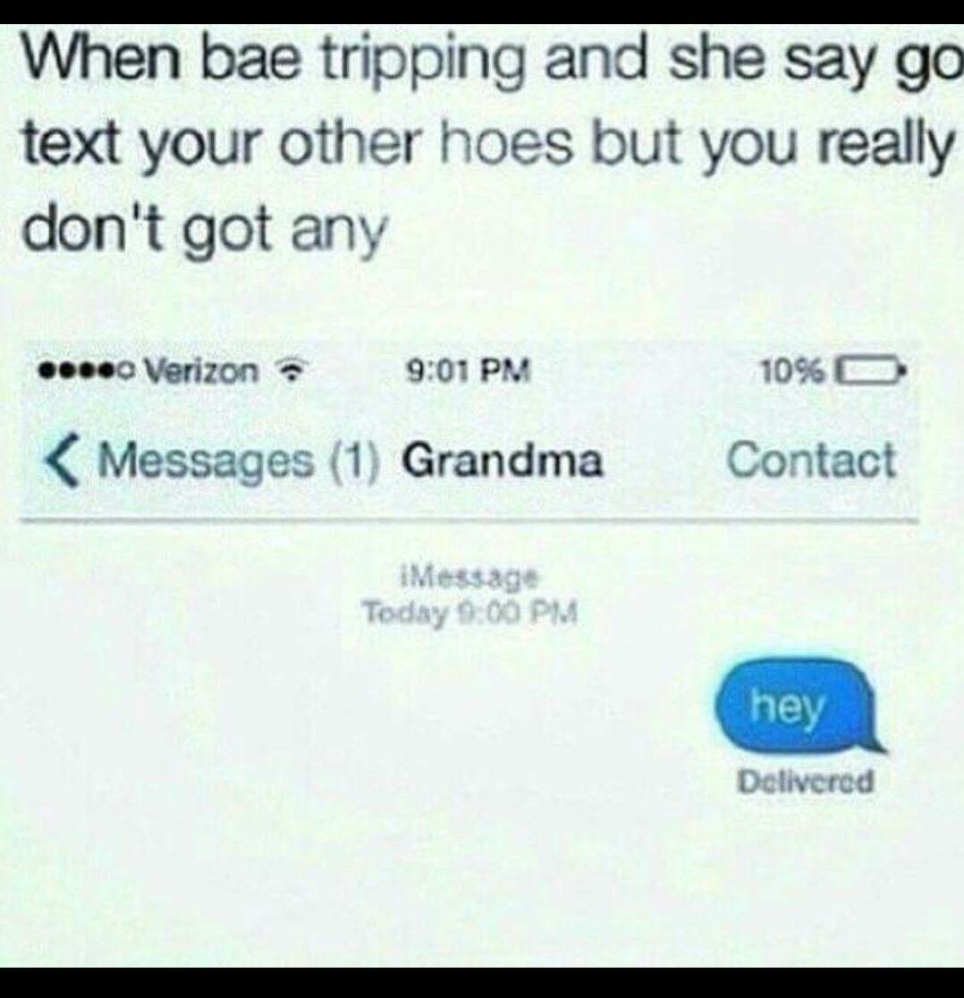 Grandma is my sidechick