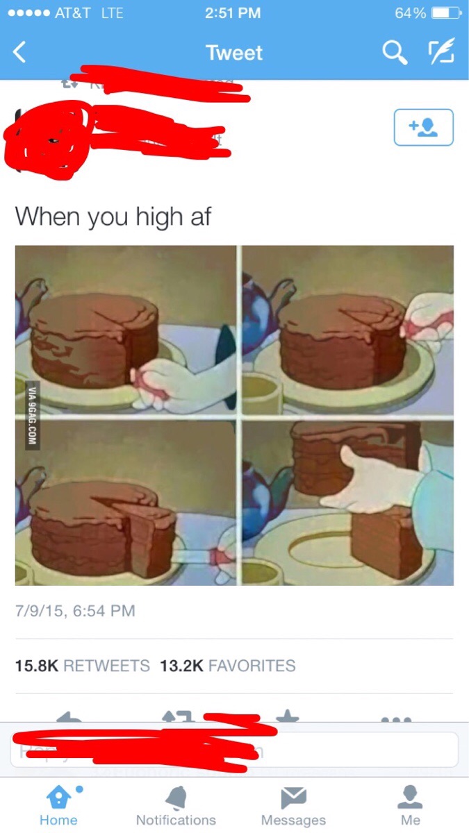 When you high af