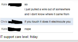 IT Support Care Level: Friday