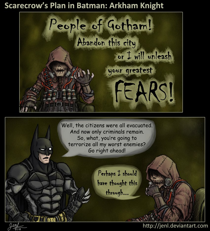Scarecrows plan in Batman: Arkham Knight