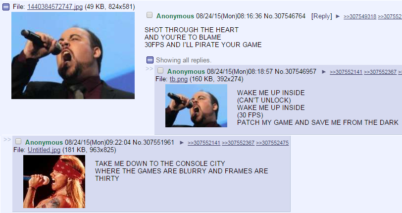 4chan makes a song about 30fps