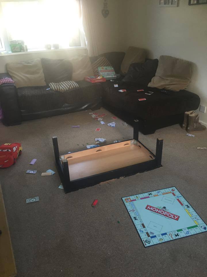 How a standard game of Monopoly ends.