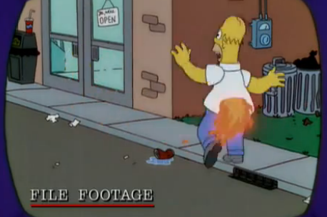 Are You Calling Homer Simpson A Liar Well We Have Obtained This Footage Of His Pants