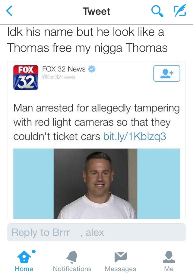 Thomas is a real nigga
