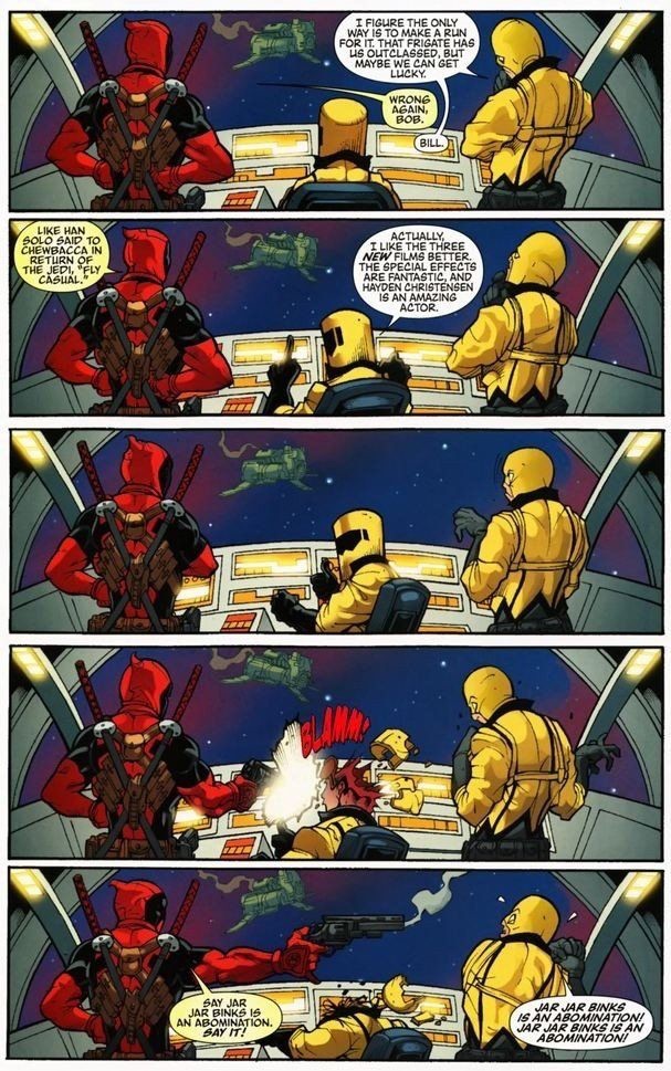 Deadpool knows what's up