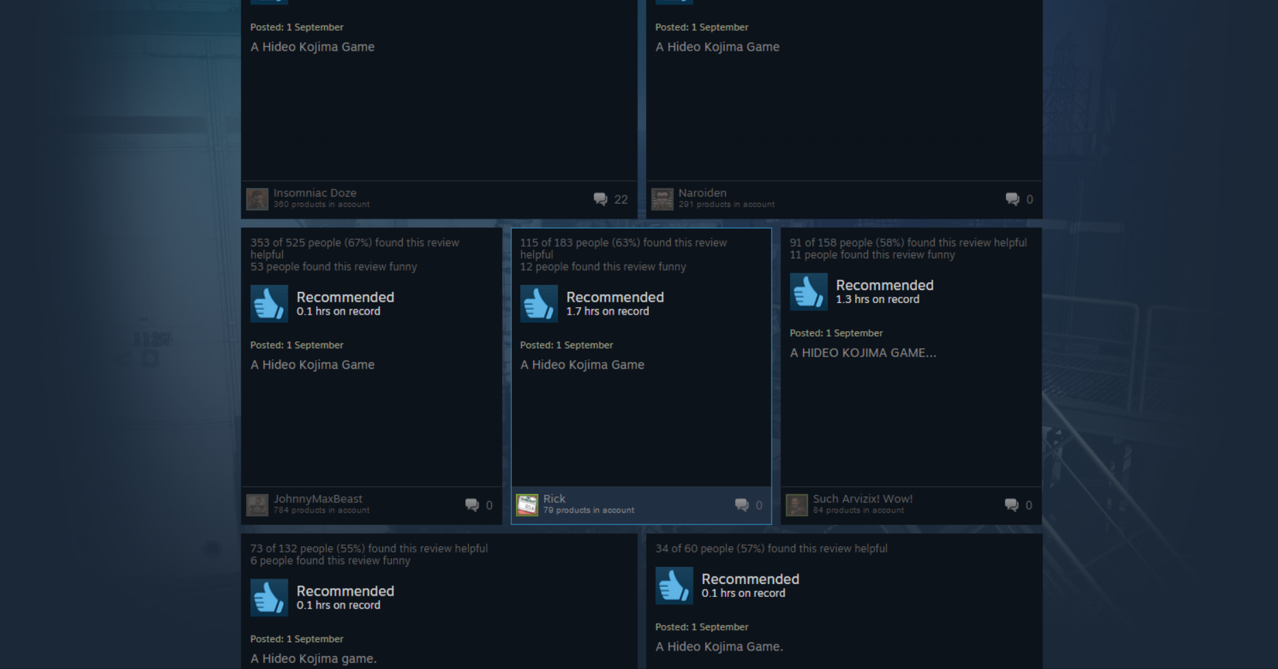 Best steam reviews фото 67