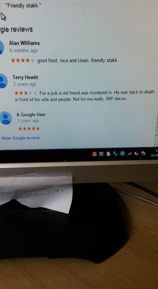 What does it take to get a 1 star review from Terry?