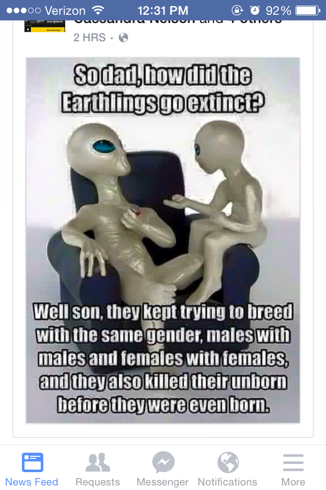 Yes, that's why the human race will go extinct.