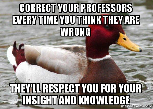 For all the freshmen who want to impress their teachers