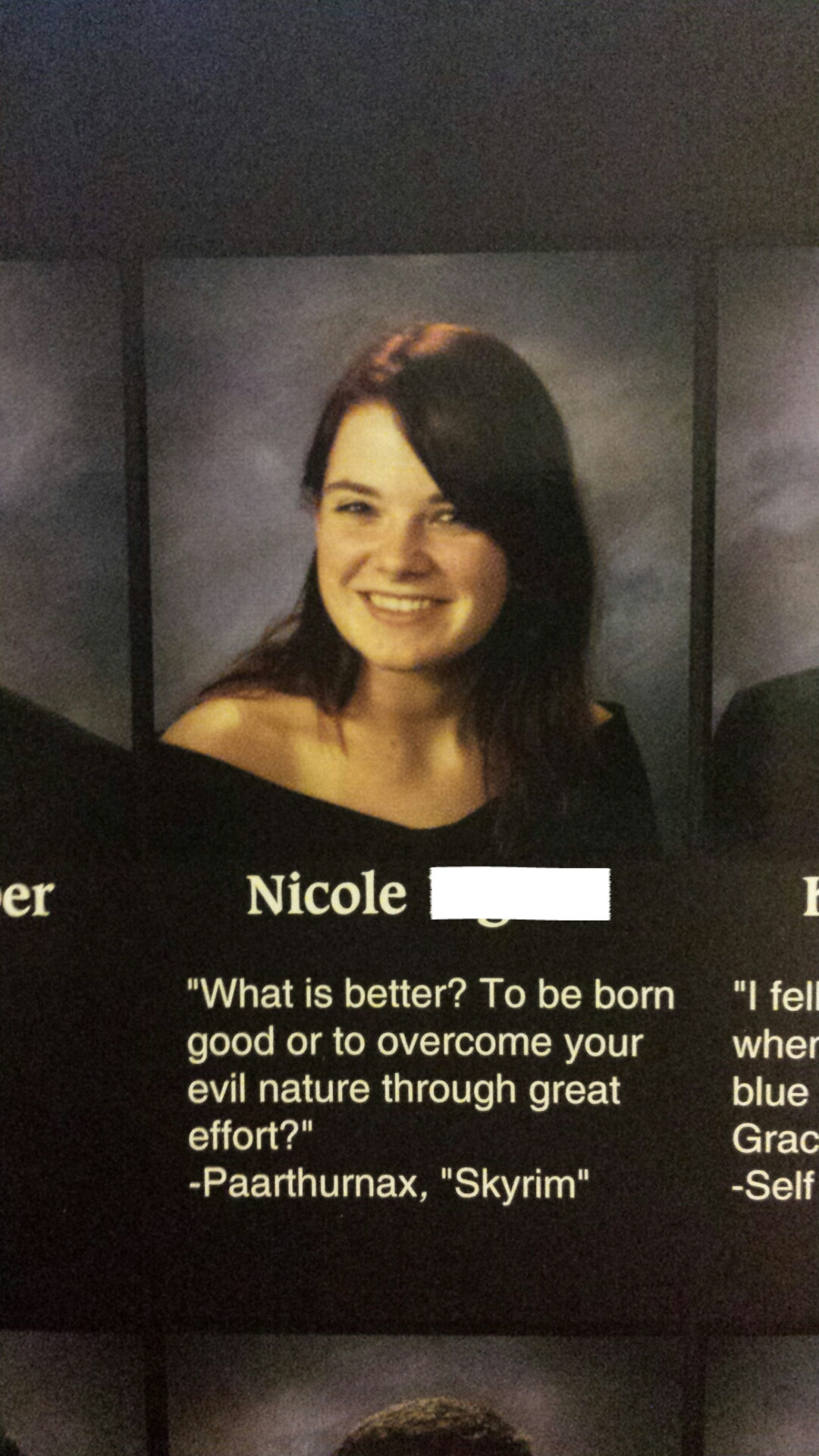 Yearbook quote