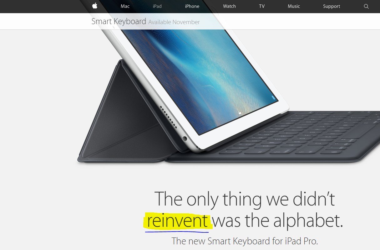 Apple is finally admitting they didn't invent anything.