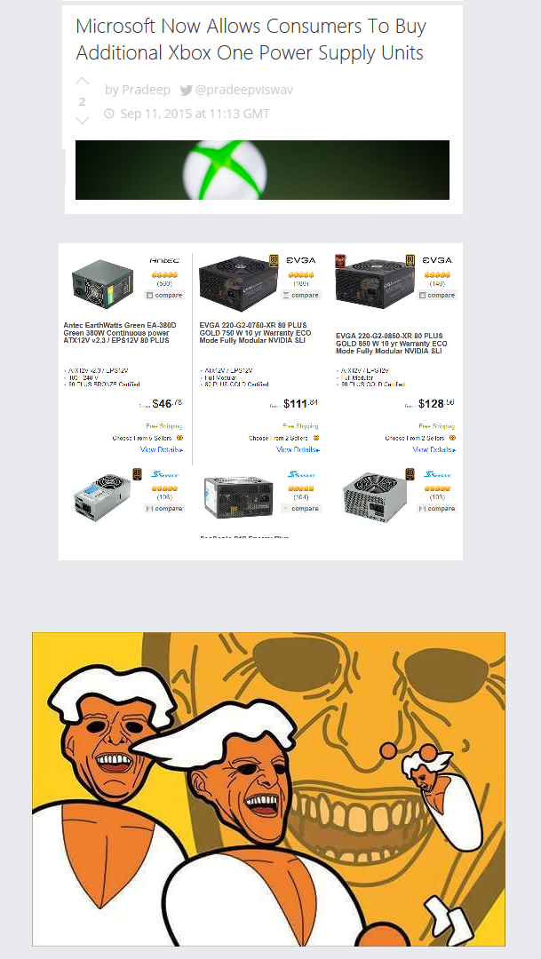 Microsoft now allows you to buy additional power supply units