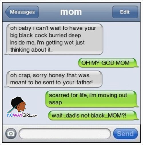 Mom.. you're screwed!