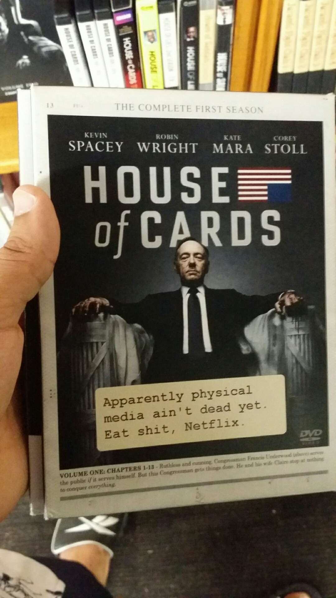 Sincerely, your local rental store.