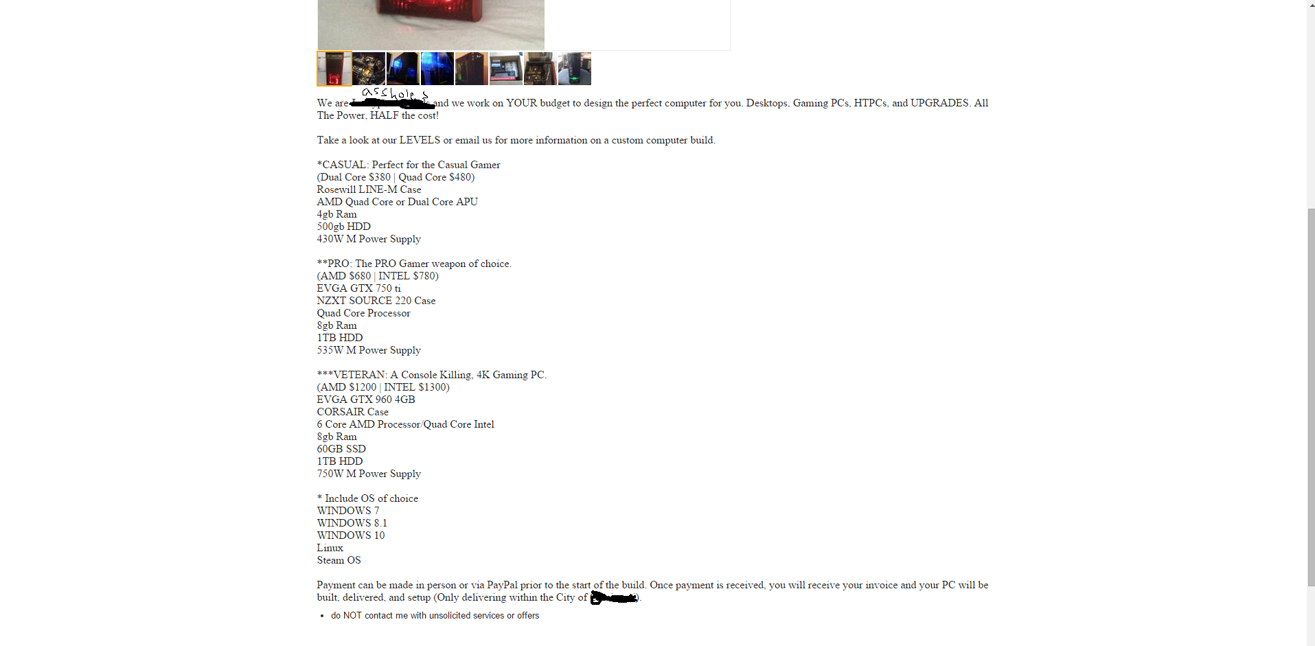 Someone actually did it. They're trying do less than Alienware for more money.