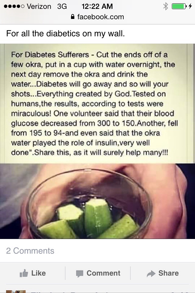 Make your diabetes disappear with this one neat trick