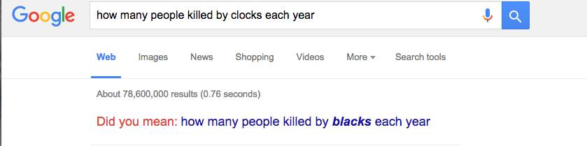Way to make it awkward, Google.