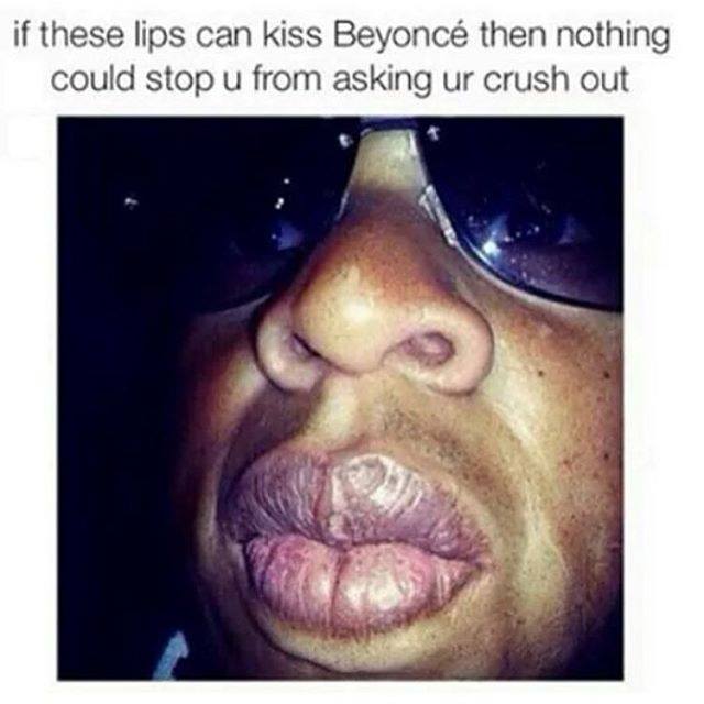 Jay-Z's lips