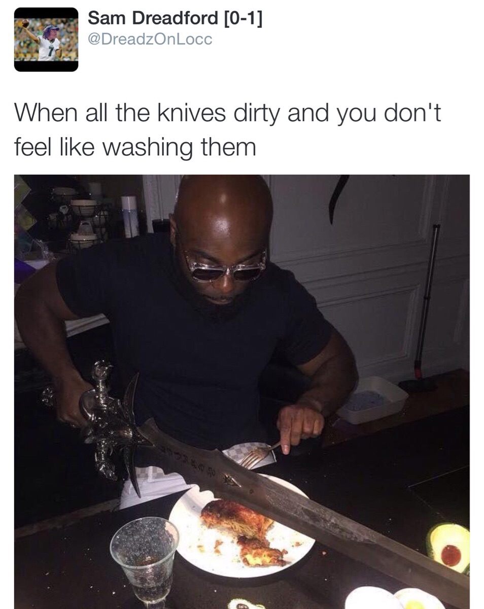 You'll use anything you have