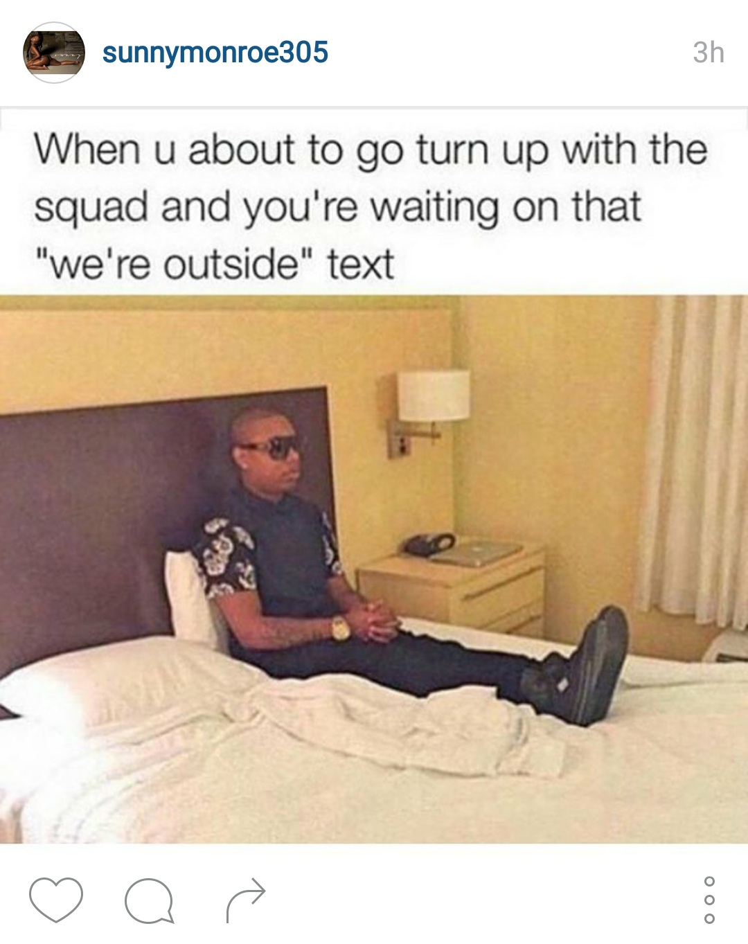 Any second now...