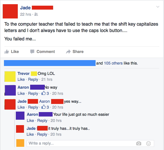 She graduated from one of the best schools in the country