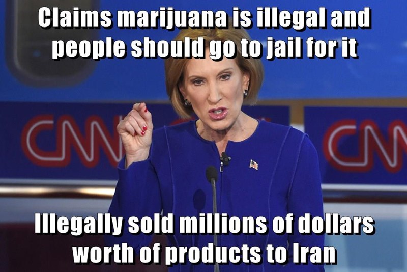 Scumbag Carly Fiorina