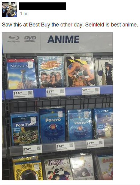 Seinfield's The Best Anime