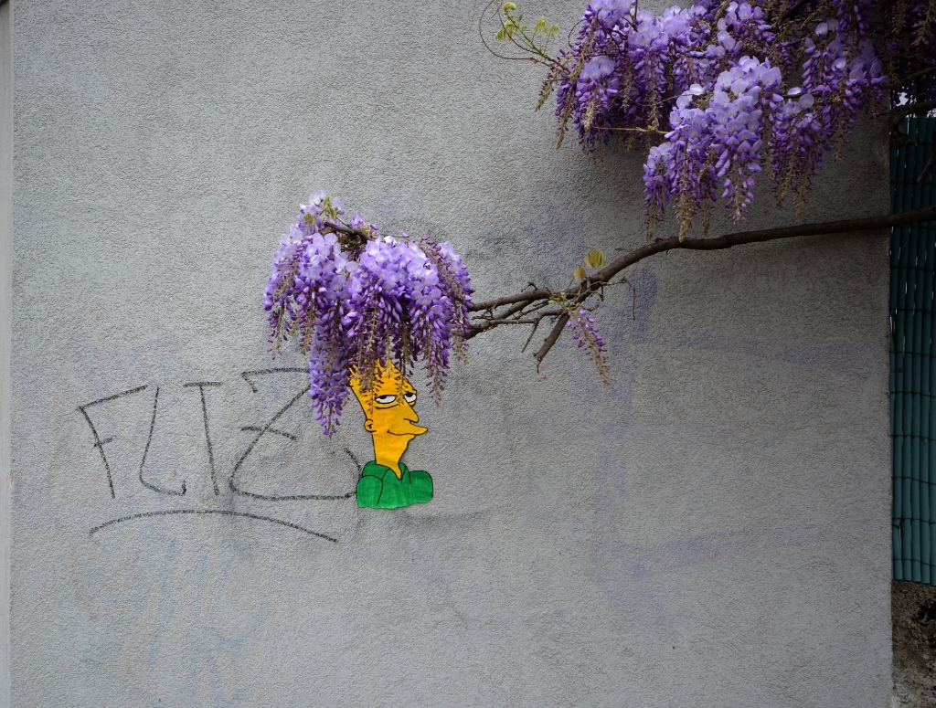 Sideshow Bob street art