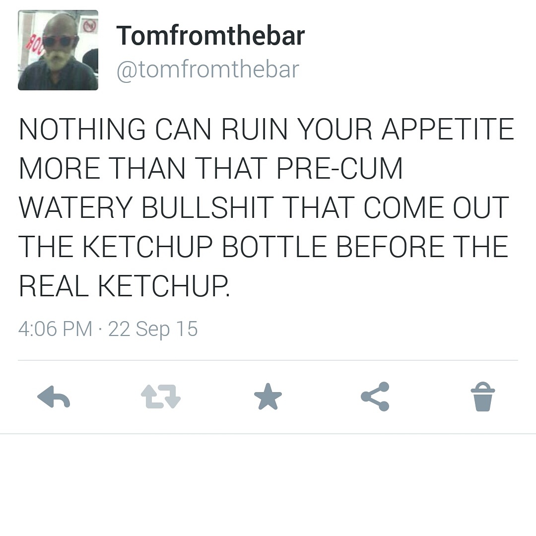 Ketchup pre-cum
