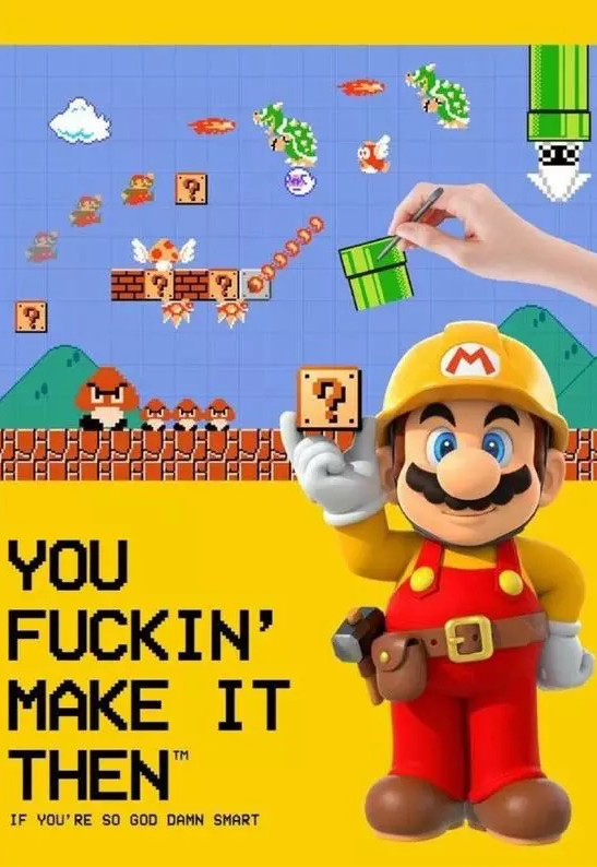 You make it then!