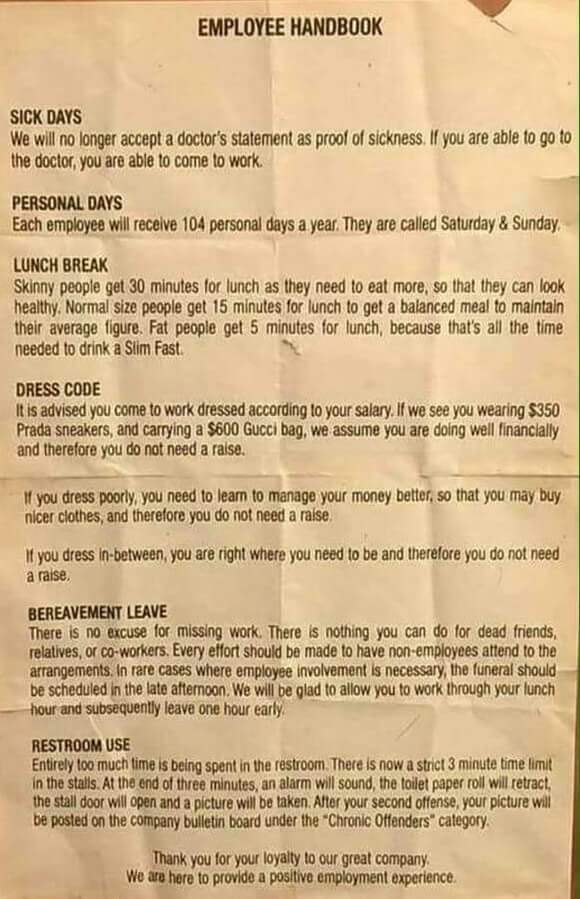 Employee Handbook