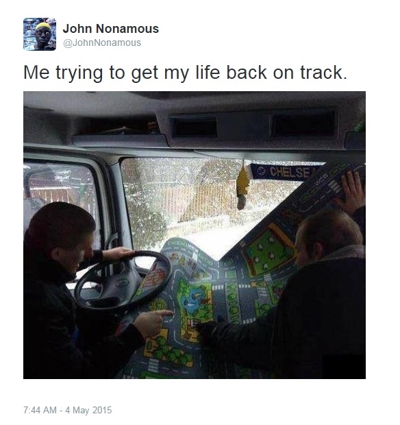 Step one: make a u-turn.