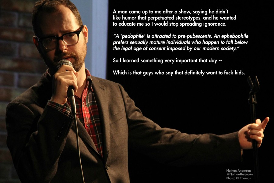 Nathan Anderson, please come back